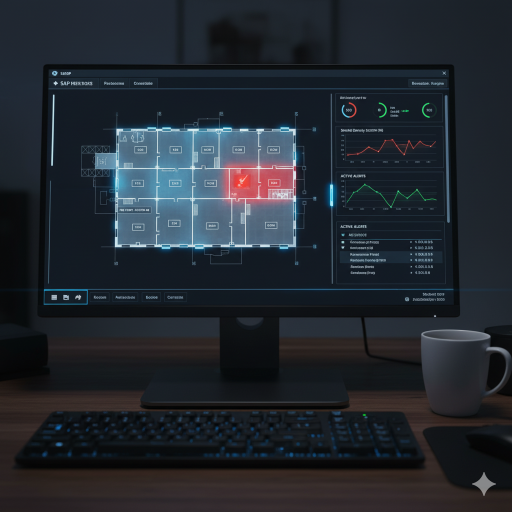 Zaawansowany system - oprogramowanie zarządzające układami przeciwpożarowymi.